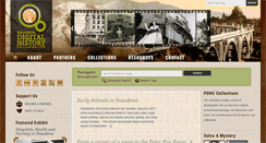 Desktop Screenshot of pasadenadigitalhistory.com